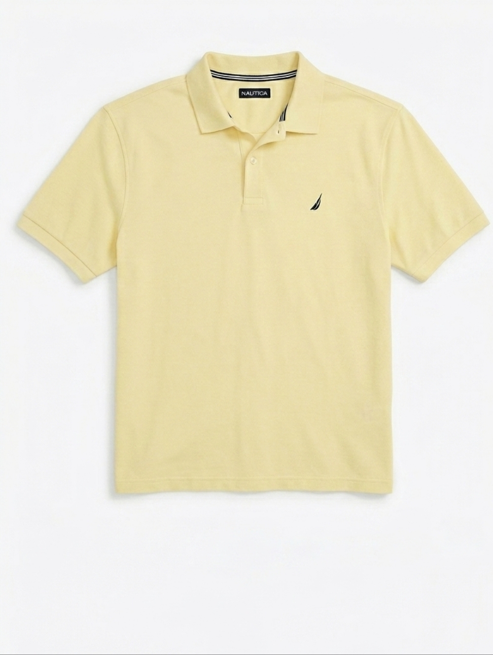 MEN'S - Nautica Performance Deck Polo 3XL Yellow Moisture-Wicking